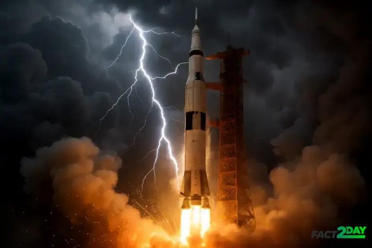 Apollo 12 Was Struck by Lightning Seconds After Liftoff