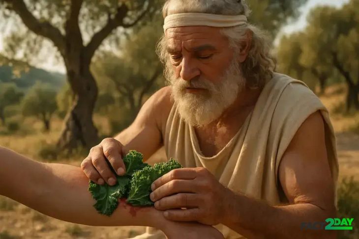 Kale used as wound dressing in Ancient Greece