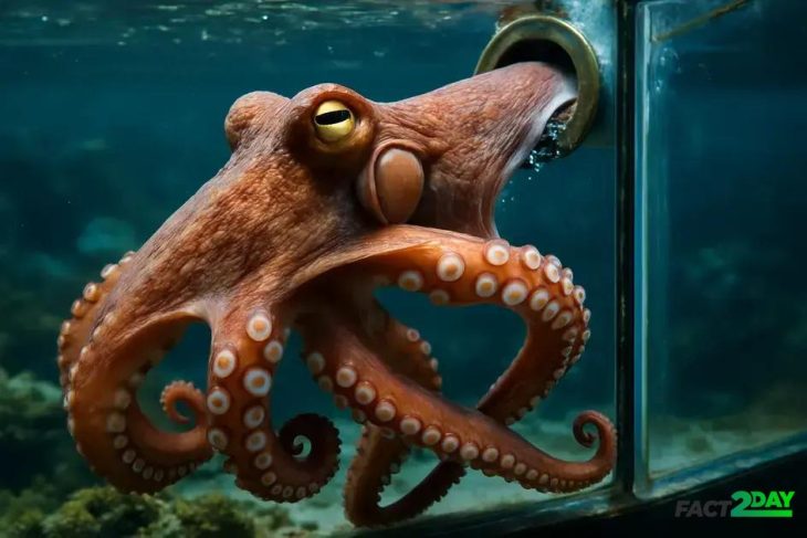 Octopuses Are So Smart They Can Escape Aquariums