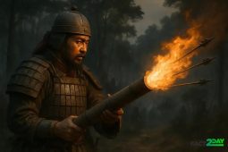 The First Gun Was a Bamboo Tube with Fire and Arrows