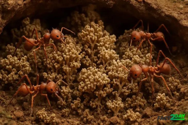 Ants That Practice Fungus Farming Like Tiny Gardeners