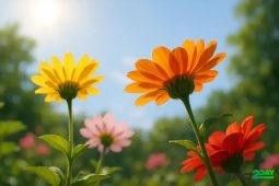 Flowers That Follow the Sun’s Spectrum