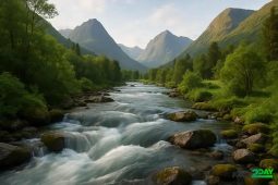 How Rivers Breathe Life into Mountains