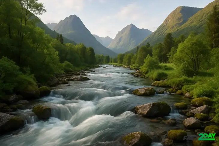 How Rivers Breathe Life into Mountains