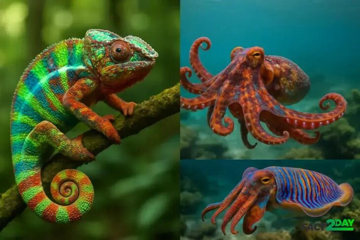 Mestres da Metamorfose: Animais Que Trocam de Pele e Cor de Formas Extraordinárias