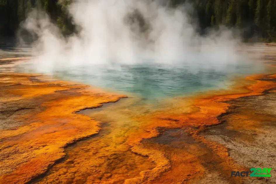 Microbes Living in Near-Boiling Hot Springs