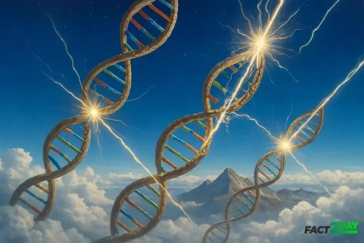 Mutations Caused by Cosmic Rays at High Altitudes