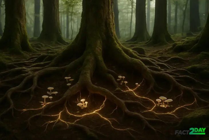The Whispering Woods: How Plants Form Underground Communication Networks and Share Resources