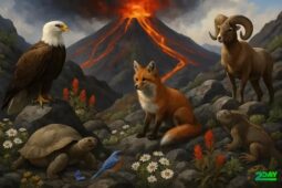 Sob o Olhar do Fogo: A Vida Surpreendente Que Prospera nas Encostas de Vulcões Ativos