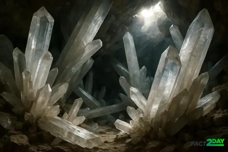 Giant natural crystals: nature's giant sculpted jewels.